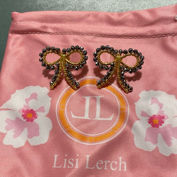 Lisi Lerch Jewelry - Lisi Lerch Gold Bow Studs in Disco NWOT